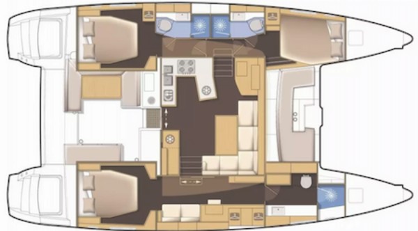 Used Sail Catamaran for sale 2015 Lagoon 450 F