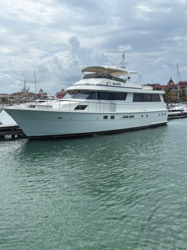 Used Power Monohull for sale 1988 Hatteras 70
